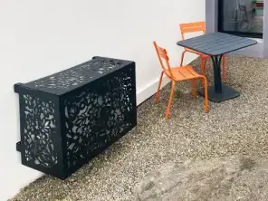 Cache climatisation aluminium