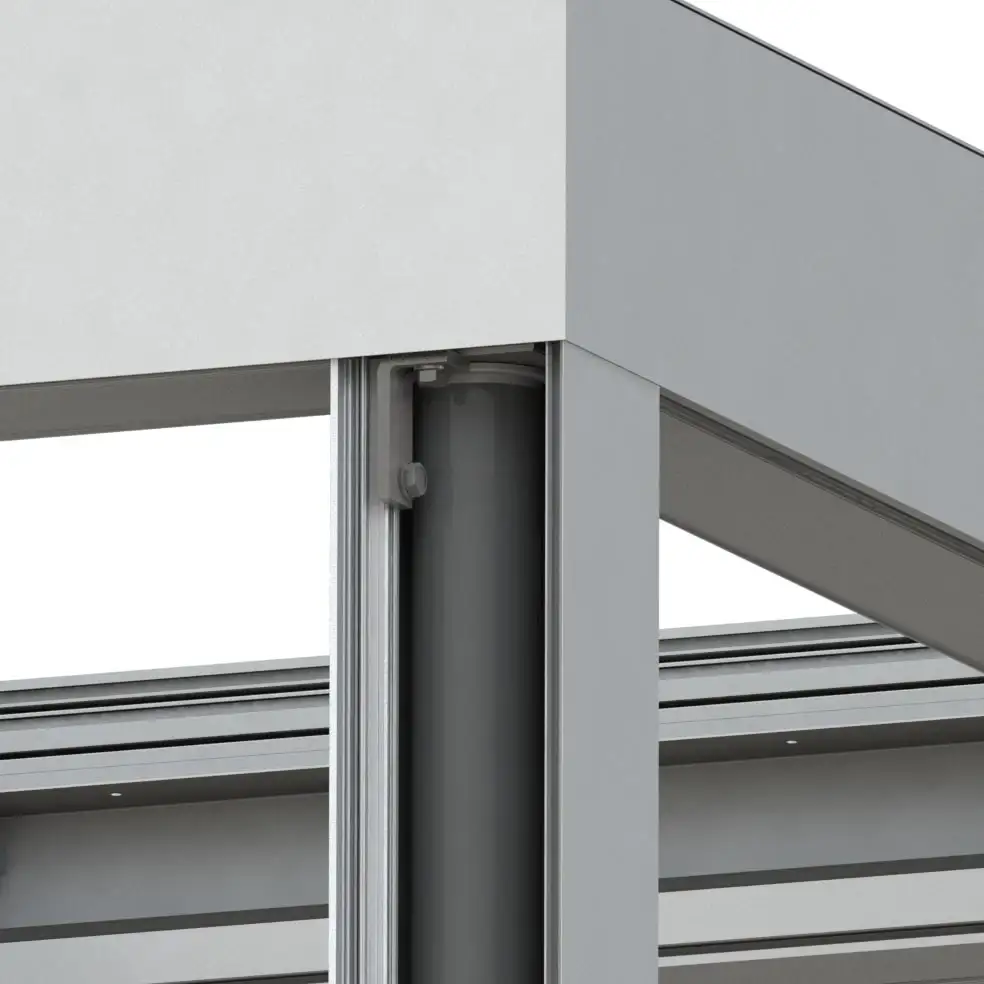 Zoom poteau - poutre