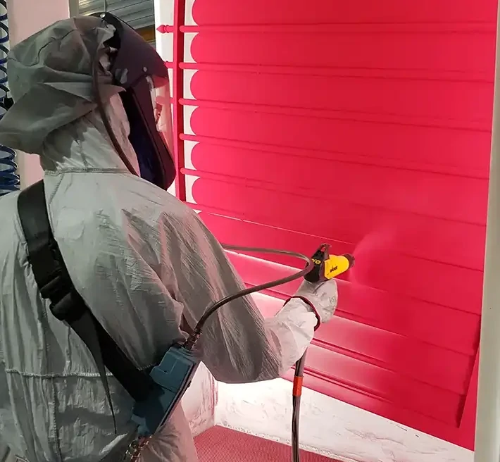 Atelier de thermolaquage