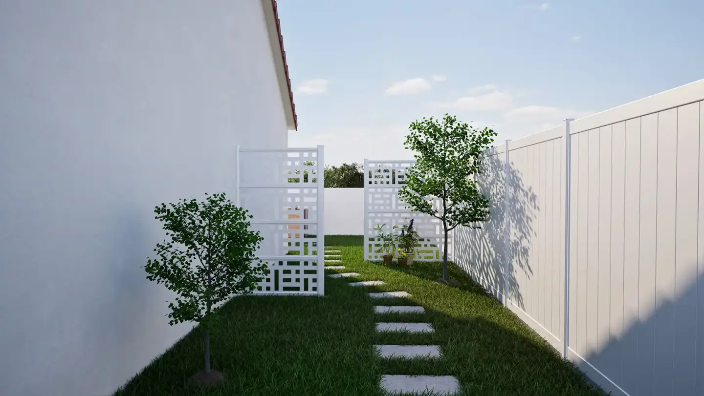 Palissades et claustras en aluminium