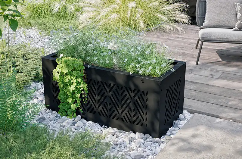 habillage de jardinière