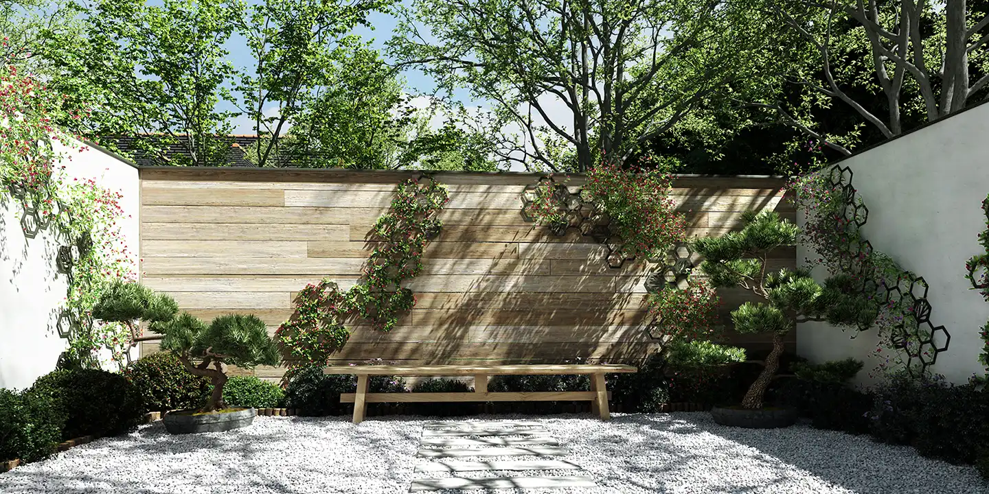 Treillis végétalisable en aluminium Apis