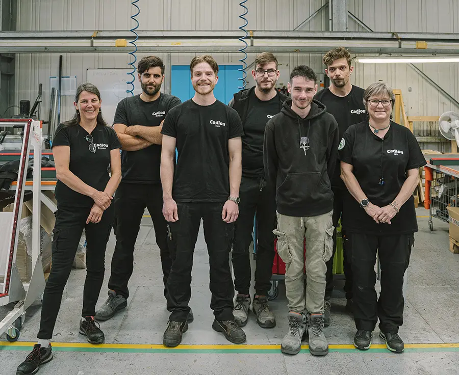 équipe travaillant chez Maison Cadiou